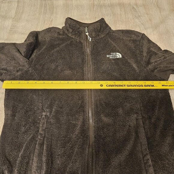 The North Face Women's Full Zip Fleece Jacket Coat Chocolate Brown Size L - Picture 4 of 7